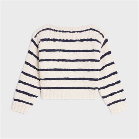 MARINIÈRE BOAT NECK SWEATER IN CASHMERE .